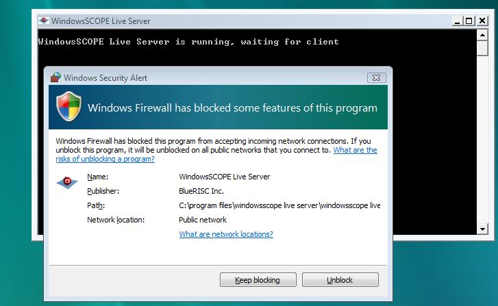 Creating Windows Firewall Exception