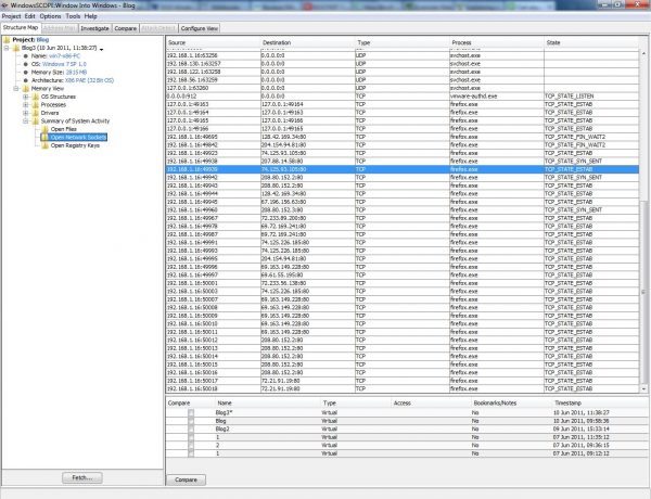 How to Capture/Analyze Network Activities from Memory | WindowsSCOPE